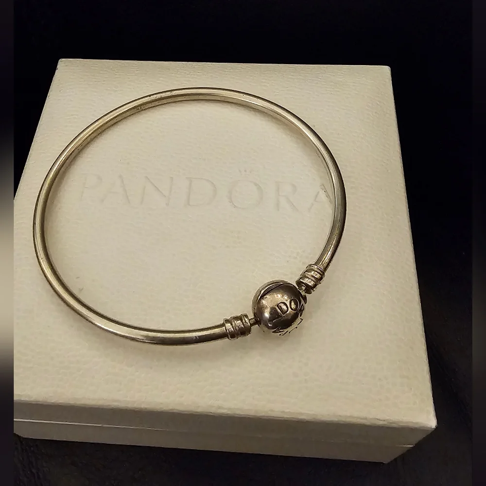 Pandora Sterling Silver Bracelet with Jewlery Box EUC - Picture 7 of 7
